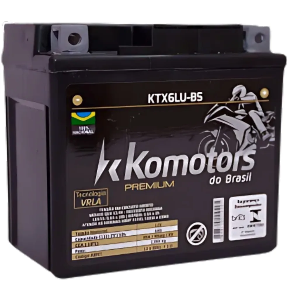 Bateria Komotors Premium 12V 6Ah